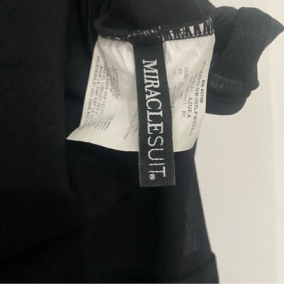 Miraclesuit Black Tummy Compression Body Suit Womens Size XS - Picture 5 of 6